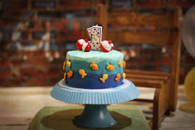 They fall only 2 days apart, so i have the pleasure of making a. Big One Birthday Fish Cake Birthday Smash Cake First Birthday Smash Cake Boy