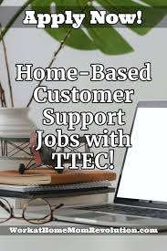 Work From Home Home Based Customer Support Jobs With Ttec In 2020 Working From Home Work From Home Jobs Customer Service Jobs