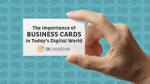 Make your own design or use a template. The Importance Of Business Cards In Today S Digital World Ocreative