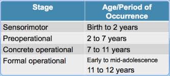 Lesson 2 Stages Of Cognitive Development Kids World Asia