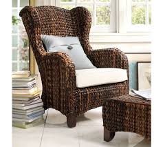 Seagrass Wingback Armchair Wingback Armchair Furniture Wicker Chairs