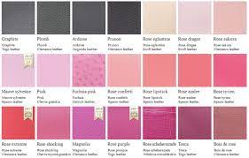 Hermes Color Chart Hermes Birkin Colours Pink Color Chart Color Chart