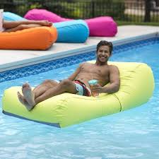 Ocean Blue Capri Inflatable Lounger For Swimming Pools Walmart Com In 2020 Pool Lounger Inflatable Lounger Inflatable Pool Loungers