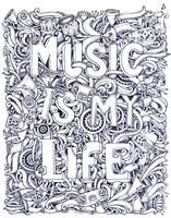 Gallery beautiful drawings that bring sign language to life. Anti Stress Coloring Pages Music
