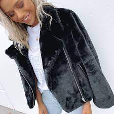 Classic Faux Fur Jacket Black Faux Fur Jacket Black Faux Fur Jacket Fur Jacket