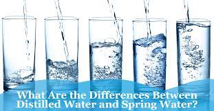 Resulting steam is collected and condensed into water again. What Are The Differences Between Distilled Water And Spring Water