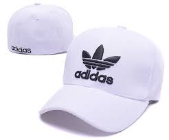 Men S Women S Adidas The Originals Embroidery Logo Flexfit Hat White Black Adidas Store Adidas Women Fitted Baseball Caps