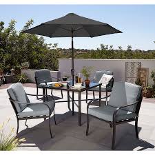 Haversham Classic 6 Piece Patio Set Grey Home Garden George Patio Patio Set Garden Furniture Sets