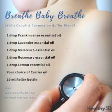 Breathe Baby Breathe Kid S Cough Congestion Roller Blend Healthy 3d Essential Oils For Babies Essential Oils For Congestion Oil For Cough