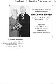 Wenn ein paar 50 lange jahre verheiratet ist, dann ist das wahrlich ein echter grund zum feiern. Muster Anzeigen Goldene Hochzeit Pdf Free Download