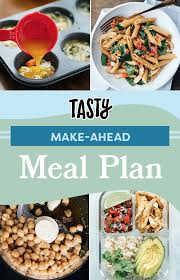 Tasty S 7 Day Meal Plan Will Help Make Your Week So Much Easier Healthy Recipes Make Ahead Meals Meal Planning