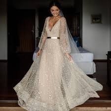 One Day Bride Congratulations To The Beautiful Karenlimabrazil Who Was Married Last Wee Wedding Dress Sequin Colored Wedding Dresses Sparkle Wedding Dress