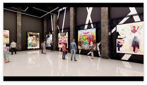 Virtual Galleries Allow Remote Access To Nft Art Collections The Museum Of Modern Pimptronot Nft Digital Art Gallery Drop And The Louvre Museum In Paris