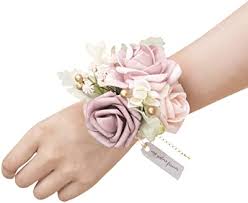 (19,909 results) price ($) any price. Amazon Com Ling S Moment Blush White Set Of 6 Artificial Flowers Bridesmaid Wrist Corsage Bracelet For French Rustic Vintage Wedding Bridal Shower Party Wedding Ceremony Anniversary Corsage Ribbon Prom Kitchen Dining