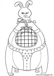 Educational website, printable coloring pages, and funny pictures. Rabbit Team With Bulldog Secret Life Of Pets Coloring Pages Printable