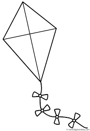 Kite Coloring Page Coloring Pages Kite Tattoo Coloring For Kids