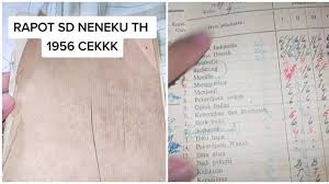 Check spelling or type a new query. Pria Ini Tunjukkan Rapor Sd Tahun 1956 Milik Sang Nenek Isinya Unik Banget Hot Liputan6 Com
