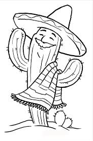 A Cactus Celebrate Cinco De Mayo At Mexican Fiesta Coloring Page Kids Play Color In 2020 Coloring Pages Coloring Pages For Kids Free Coloring Pages