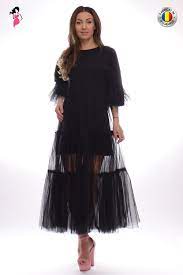 Colectiile de camasi, rochii, pantofi si in primul rand tin sa va multumesc pentru interesul acordat produselor originale catalin botezatu. Rochie Ladonna By Catalin Botezatu Neagra Cu Tull Si Inserite De Broderie Shinefashion
