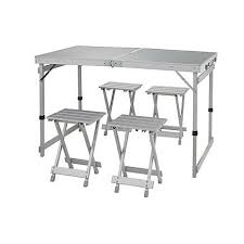 Magellan Outdoors Family Table And Stools Set Academy Table Camping Table Fold Out Table