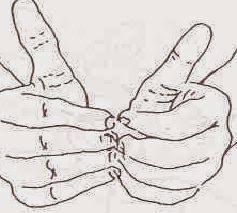 Bend your ring finger inward, placing the tip of it at the base of the thumb and touch the second phalanx bone with the thumb and press a little. Prasanna Mudra For Hair Growth Hair Loss Remedies Hair Loss Hair Regrowth Treatments