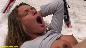 horny german lesbian ski bunnies are ready for a extreme rough outdoor anal  fuck orgy - XNXX.COM