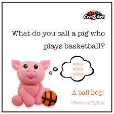 Funny Kid Friendly Jokes For The Whole Family Pigs Jokesforkids Softeedough Basketball Sports In 2020 Kid Friendly Jokes Jokes For Kids National Pig Day