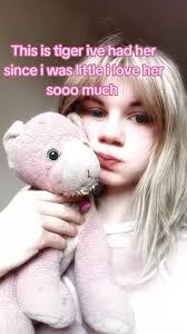 Her Childhood Teddy Was A Pink Tiger