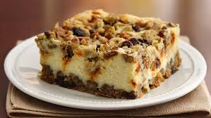 Oatmeal Raisin Cheesecake Crumble Recipe With Images Desserts Cheesecake Recipes Dessert Recipes
