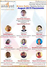 Fantastic August Placements Business Analyst Training Institute Facebook