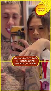 Mel Maia faz tatuagem em homenagem ao namorado, Mc Daniel #EntretêNews  #melmaia #mcdaniel #celebs #homenagem #tatuagem #atriz #cantor