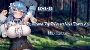 EroticRoleplay] Tsundere Elf follows you through the Forest 