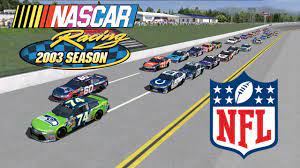 Nascar racing 2003 season (also known as nr2003 ) is a nascar simulator game created exclusively for personal computers. Nr2003 Nfl Carset For Brgen6 Mod Youtube