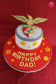 Birthday cakes by emily's cakes. Slb Benfica Birthday Cake Soccer Cake Cake Art Cake Decorating