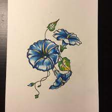 Instagram Photo By Giulia Germinsky Jun 8 2016 At 2 15am Utc Morning Glory Tattoo Tattoo Sketches Morning Glory Flowers