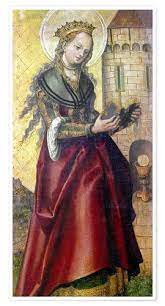 Was über barbara bekannt ist, entstammt ausnahmslos der heiligenerzählung, der legende. Lucas Cranach D A Die Heilige Barbara Poster Online Bestellen Posterlounge De