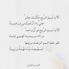 شعر قيس بن الملوح ألا يا نسيم الريح حكمك جائر عالم الأدب Arabic Quotes Photo Quotes Quotes