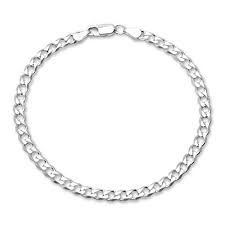 210 mm x 10 mm /210 mm x 8 mm. Buy Arisidh 92 5 Pure Sterling Silver Plain And Sleek Curb Design Bracelet Chain For Men And Boys Weight 16 38 Grams Length 8 5 Inches At Amazon In