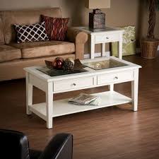 Crisp, structural gold, white, and glass are such a stunning combo. Glass Display Coffee Tables Target