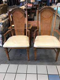 But some wear is minimal and can be. Value Thrift Shop On Twitter Cane Back Dining Chairs