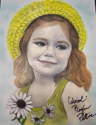 This cute digi is "Wisteria Sprite" from AuroraWings and coloured with  Copics and the background was painted with Distress Inks and then aged with  selective distressing of the paper.