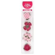 Edible flowers for cakes tesco / range preview tesco christmas 2019 range preview the grocer / made from edible wafer paper, these cake decorations bring cupcakes and cakes to life with very little effort. Cake Angels Royal Icing Flower Power White Roses Hand Crafted Sugar Decorations Buy Online In Sri Lanka At Desertcart 67964268