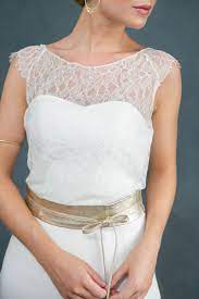 Verkaufe ein einteiliges hochzeitskleid auch hervorragend zu tragen als umstands brautkleid (habe es selbst im 8 monat getragen) gefertigt aus braut satin und. Brautgurtel Gold Aus Feinem Leder Noni
