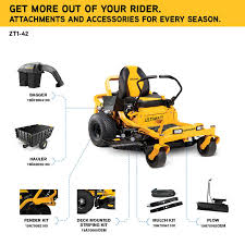 The cub cadet is among the most popular riding mowers on the market today. Cub Cadet Ultima Zt1 42 Zero Turn Mower Cub Cadet Us