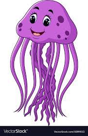 Illustration Of Cute Jellyfish Cartoon Download A Free Preview Or High Quality Adobe Illustrat Jellyfish Illustration Jellyfish Painting Jellyfish Decorations