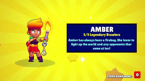 She has a long range with a reliably high damage output. Unlocking Amber In 15 Big Boxes Can We Unlock Her Brawl Stars Amber Youtube