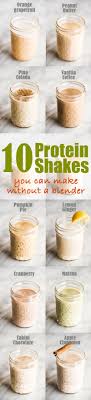 10 Easy Protein Shake Recipes You Can Make Without A Blender Omnivore S Cookbo Easy Protein Shakes Vanilla Protein Shake Recipes Simple Protein Shake Recipes