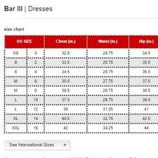 Bar Iii 3 4 Sleeve Lined Printed Faux Wrap Dress Nwt