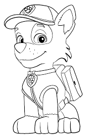 Paw patrol skye ausmalbilder zum ausdrucken. Ausmalbilder Rocky Von Paw Patrol