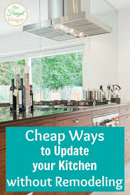 I shopped the house and some of the milk glass migrated over to the gatehouse. Cheap Ways To Update Your Kitchen Without Remodeling
